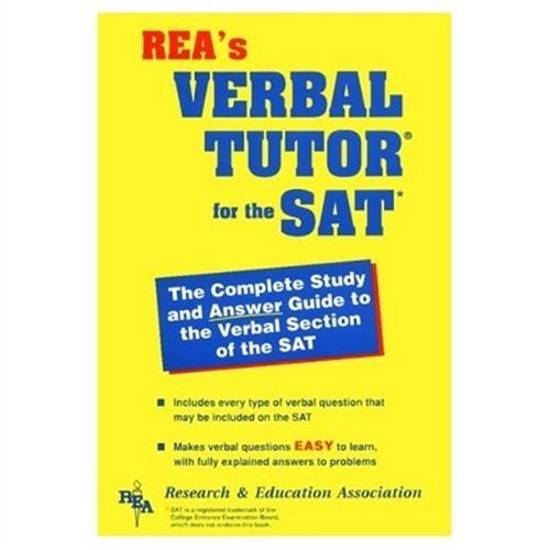 Sat verbal tutor the - sat, (rea)