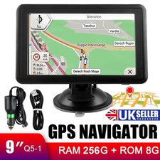 9" Car Truck Sat Nav 8GB GPS