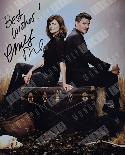 Emily deschanel signed bones - deschanel,